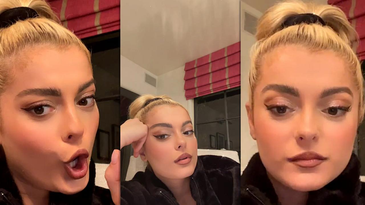 Bebe Rexha's Instagram Live Stream from January 29th 2021.