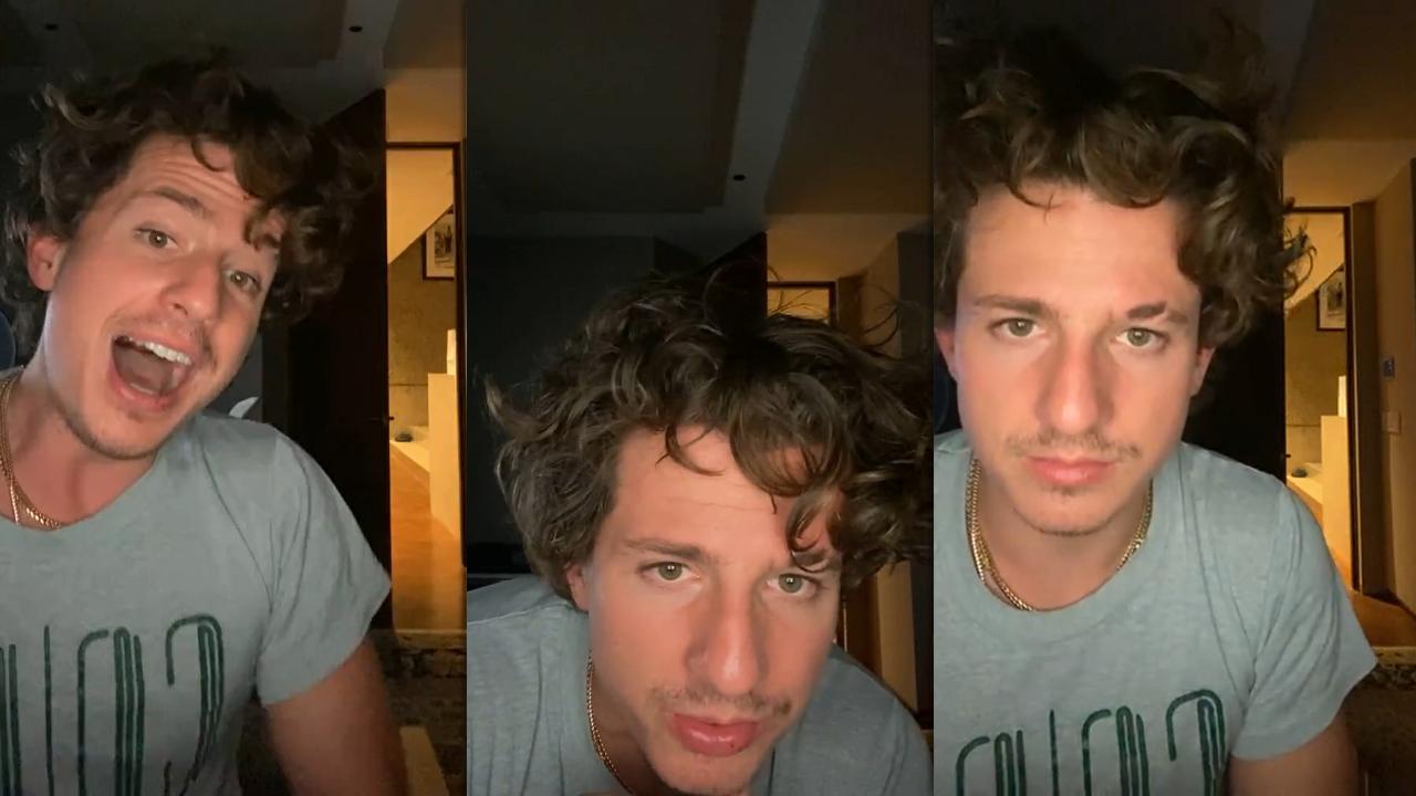 Charlie Puth's Instagram Live Stream from January 21th 2021.