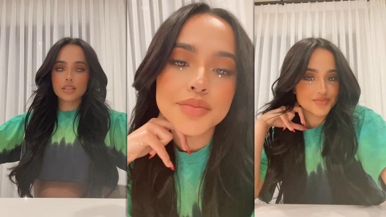 Becky G's Instagram Live Stream from January 30th 2021.