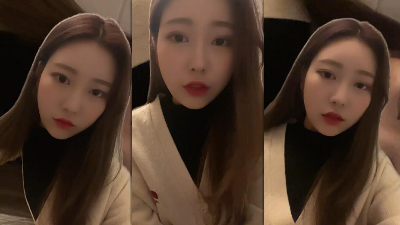 Jane (MOMOLAND)'s Instagram Live Stream from January 11th 2021.