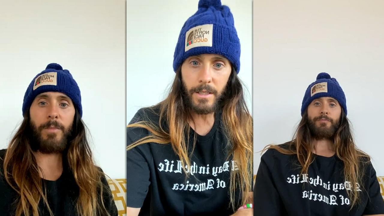 Jared Leto's Instagram Live Stream from January 11th 2021.