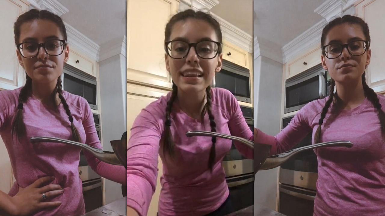 Madisyn Shipman's Instagram Live Stream from January 22th 2021.