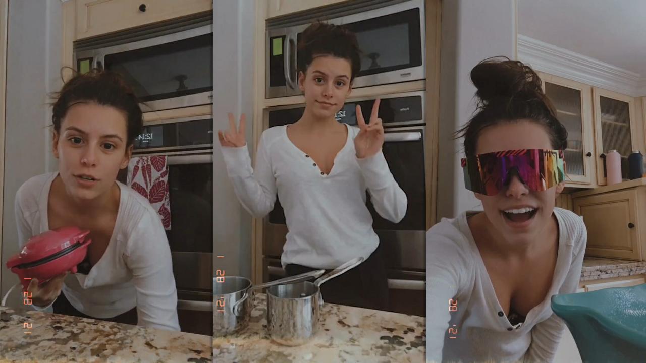 Madisyn Shipman's Instagram Live Stream from January 28th 2021.