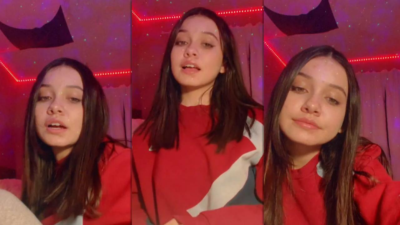 Sophie Michelle's Instagram Live Stream from January 10th 2021.