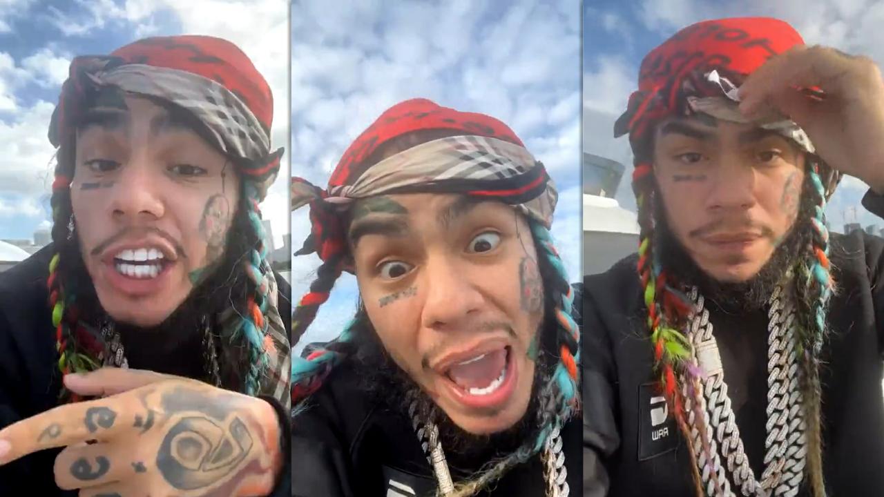 6ix9ine's Instagram Live Stream from February 20th 2021.