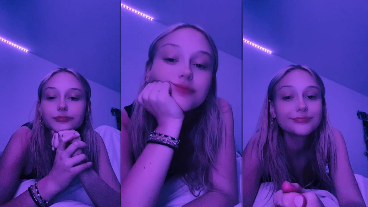 Alyvia Alyn Lind's Instagram Live Stream from February 2nd 2021.