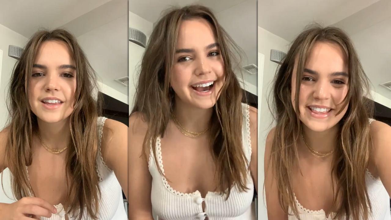Bailee Madison's Instagram Live Stream from February 20th 2021.
