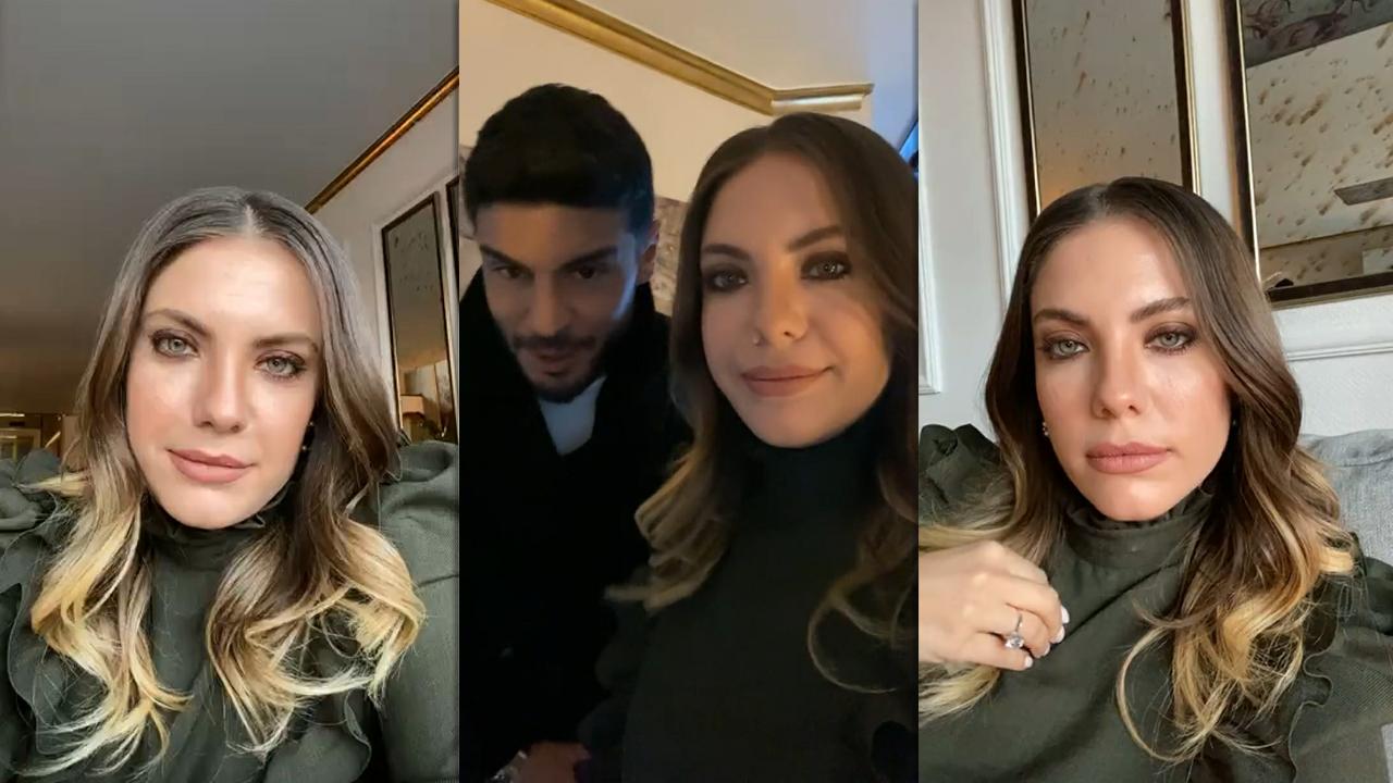 Eda Ece's Instagram Live Stream from February 21th 2021.