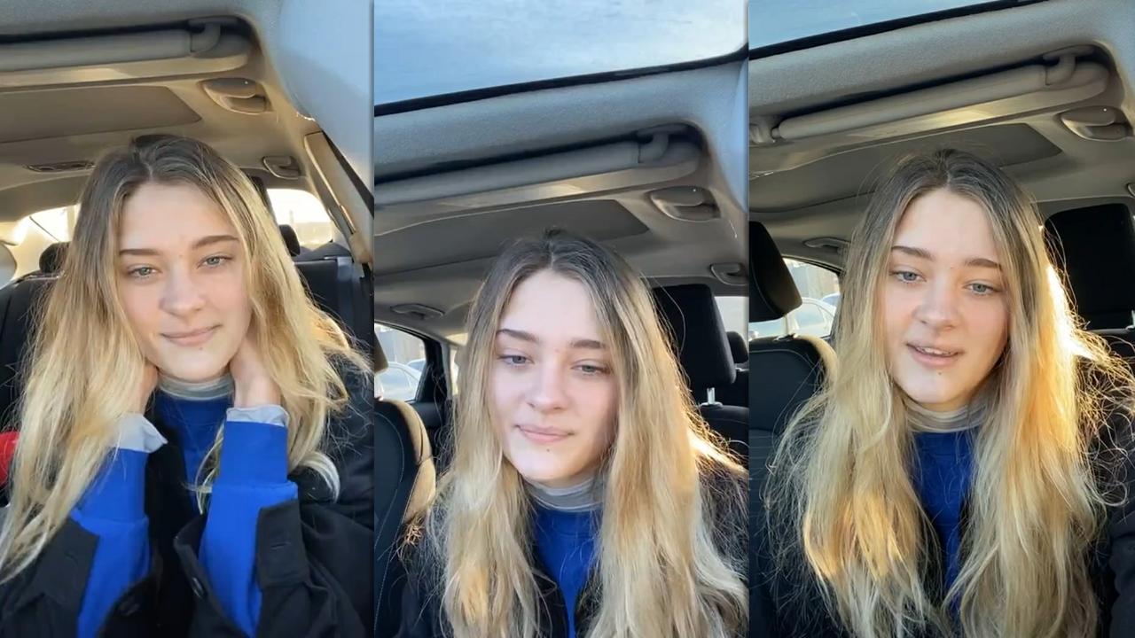 Lizzy Greene's Instagram Live Stream from February 12th 2021.