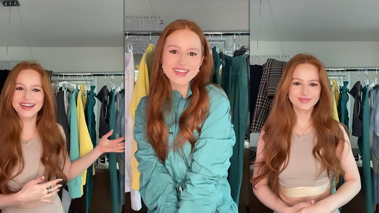 Madelaine Petsch's Instagram Live Stream from February 19th 2021.
