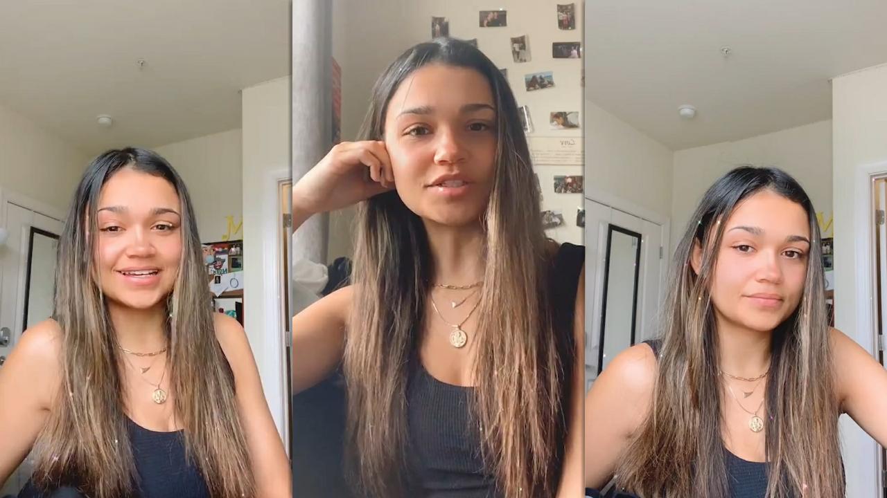Madison Bailey's Instagram Live Stream from February 6th 2021.