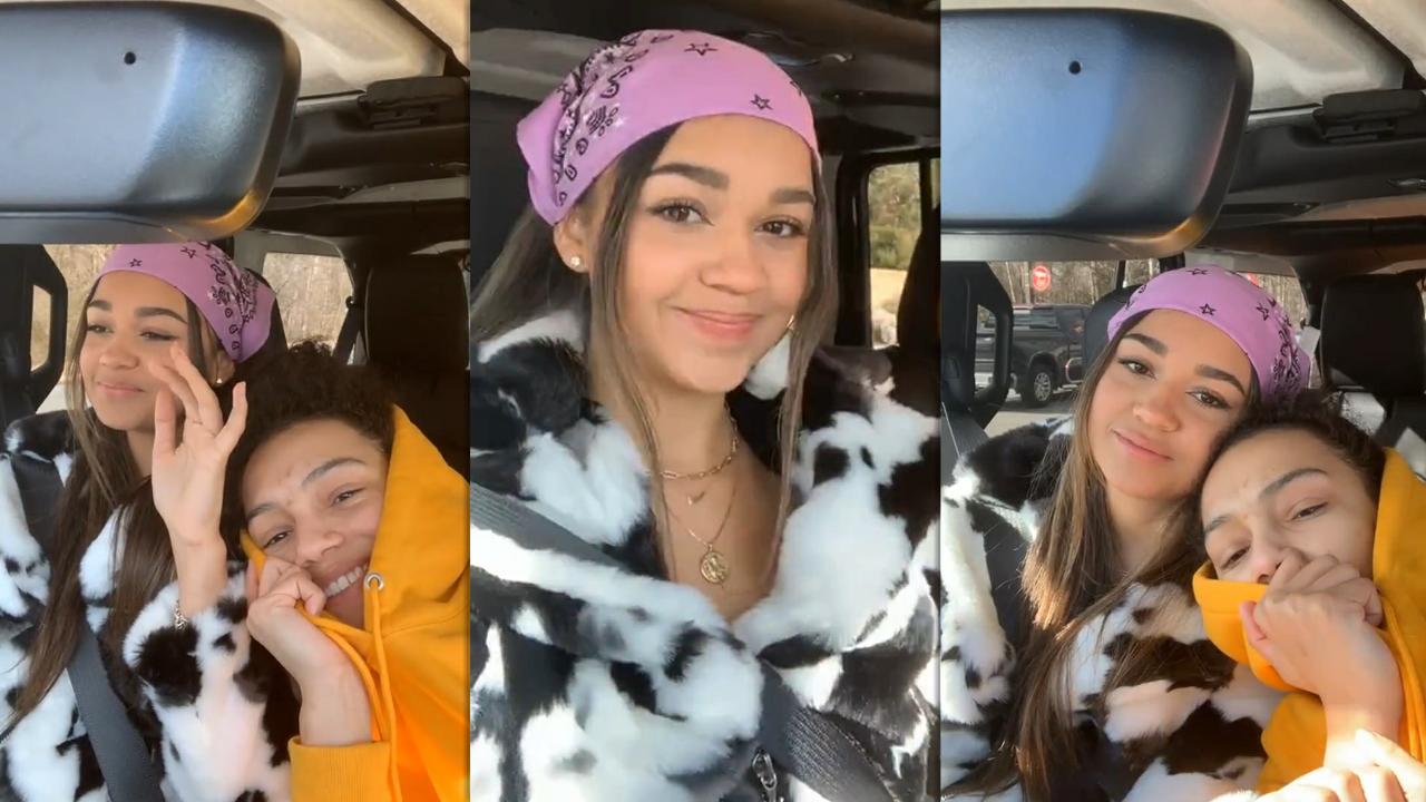 Madison Bailey's Instagram Live Stream from February 7th 2021.