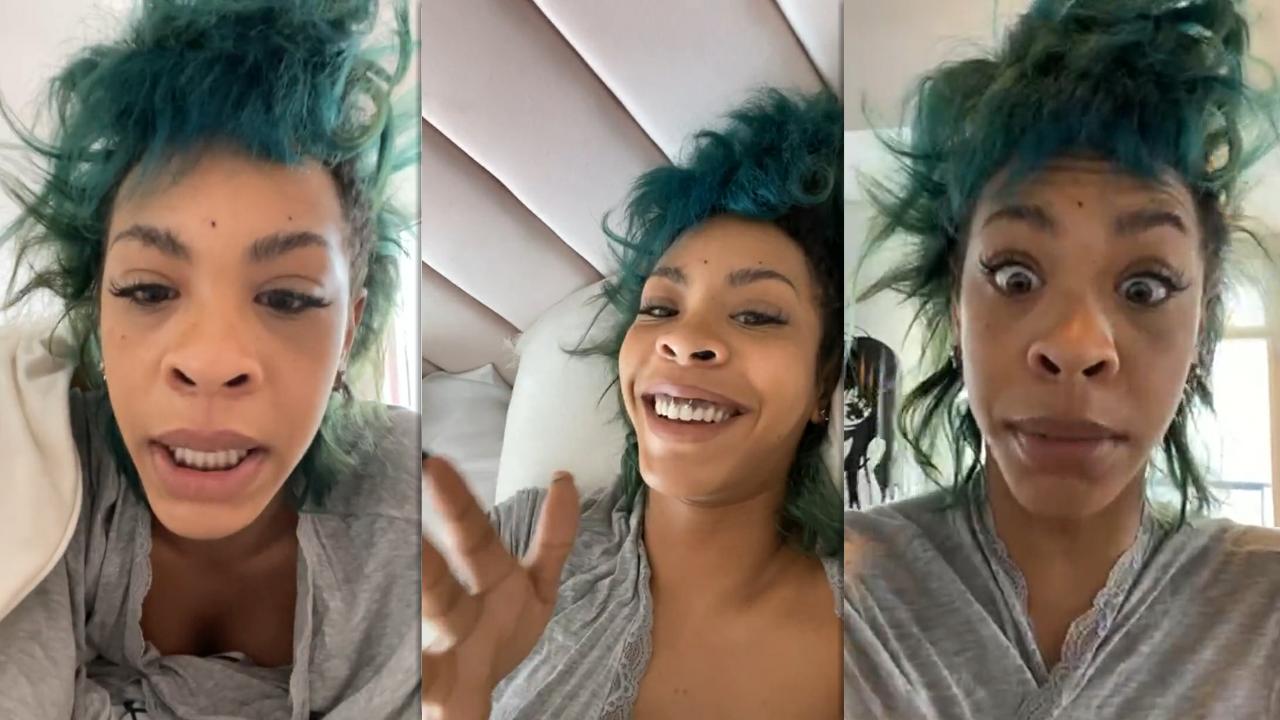 Rico Nasty's Instagram Live Stream from February 19th 2021.