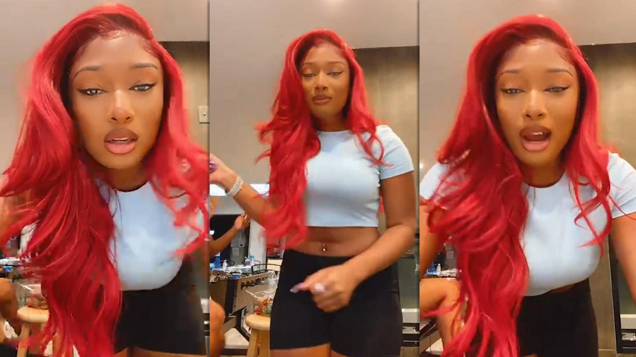 Megan Thee Stallion's Instagram Live Stream from February 15th 2021.