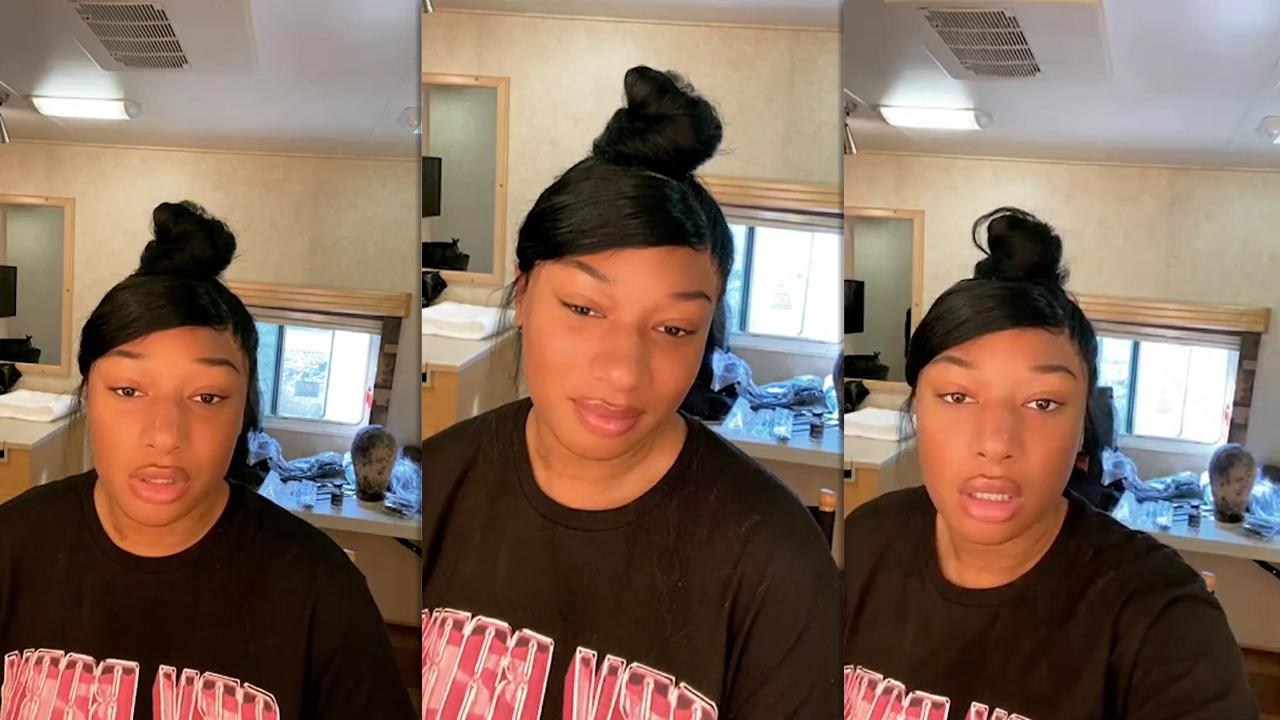 Megan Thee Stallion's Instagram Live Stream from February 19th 2021.