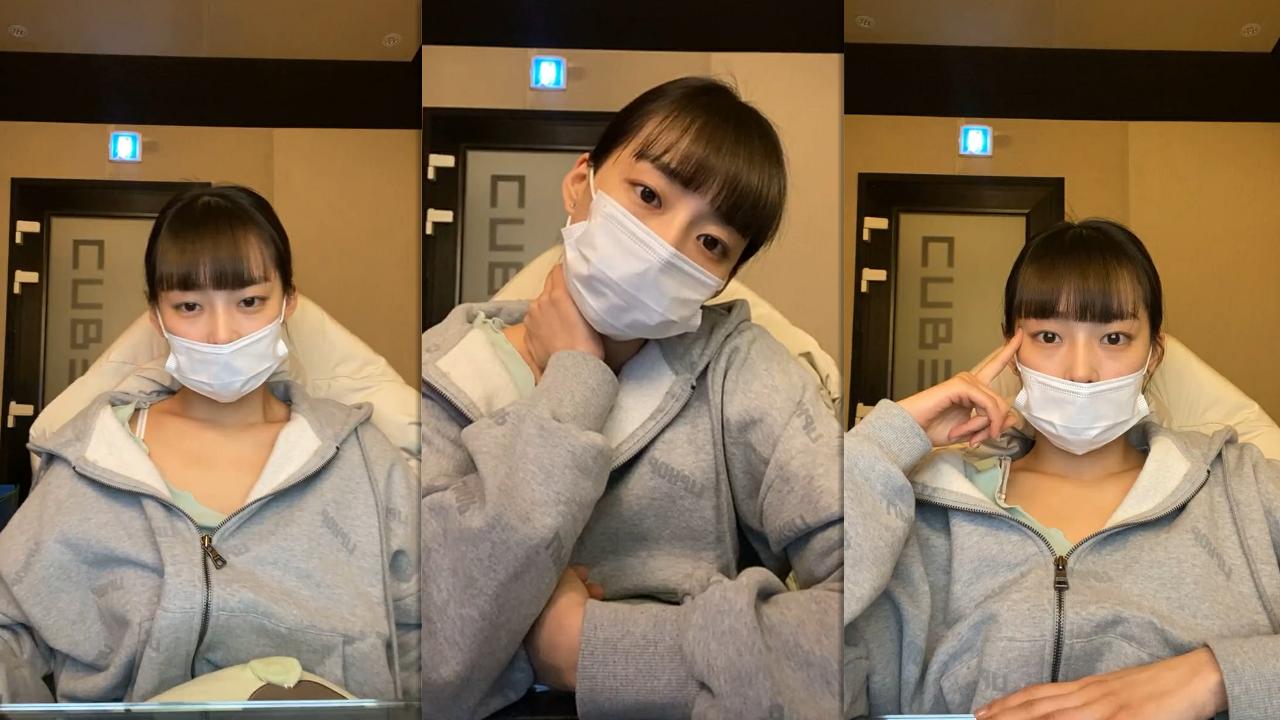 Yeeun's Instagram Live Stream from February 16th 2021.