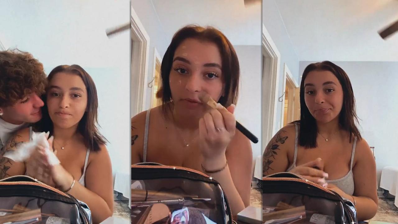 Danielle Cohn's Instagram Live Stream from March 1st 2021.