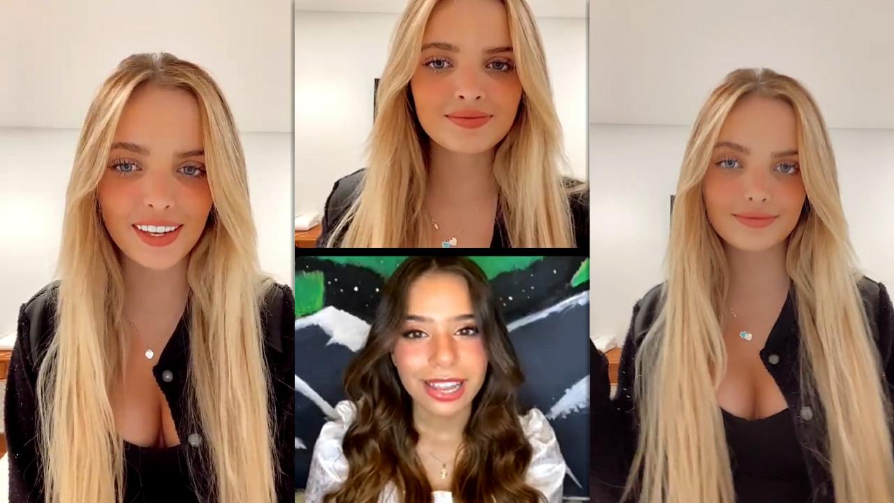 Giovanna Chaves Instagram Live Stream from March 31th 2021.