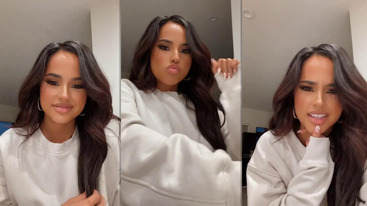 Becky G's Instagram Live Stream from March 12th 2021.