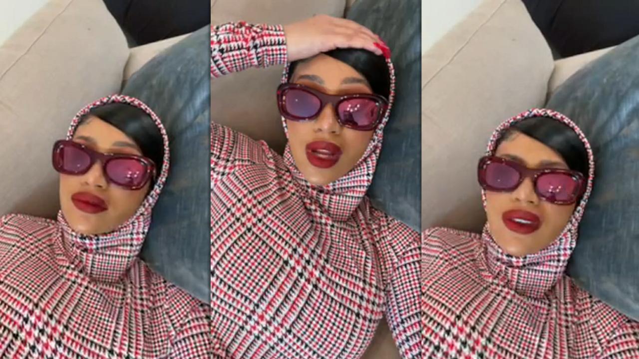 Cardi B's Instagram Live Stream from March 5th 2021.