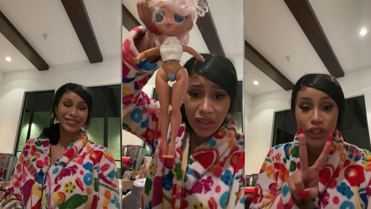 Cardi B's Instagram Live Stream from March 6th 2021.