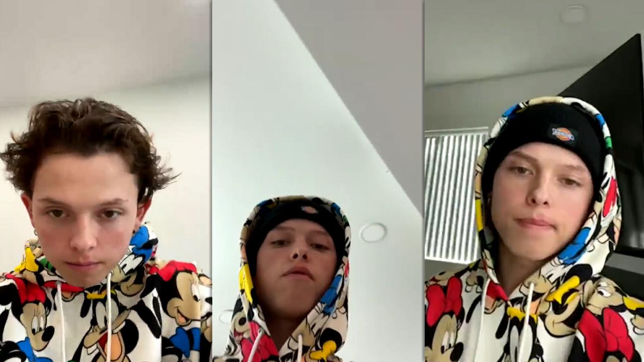 Jacob Sartorius Instagram Live Stream from March 20th 2021.