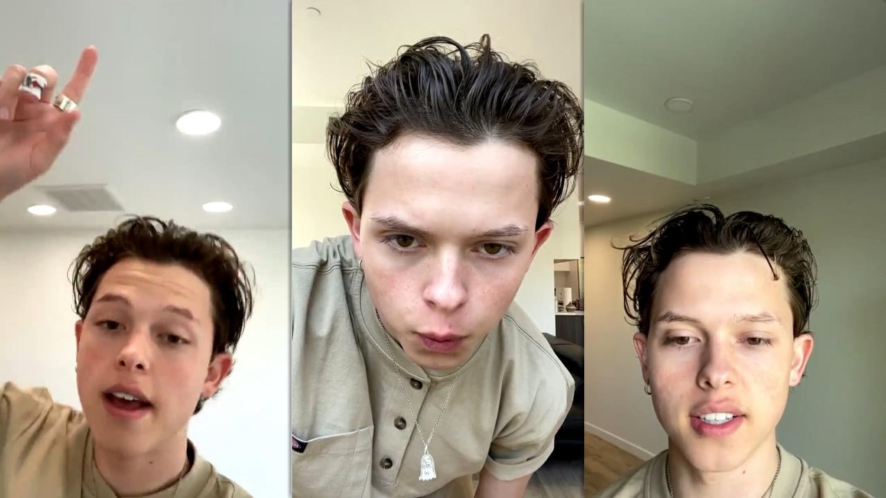 Jacob Sartorius Instagram Live Stream from March 30th 2021.