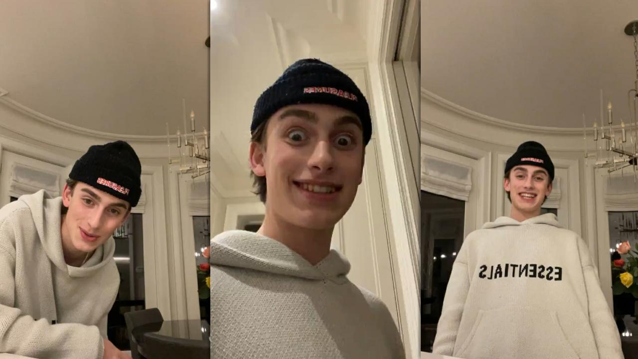 Johnny Orlando's Instagram Live Stream from March 10th 2021.