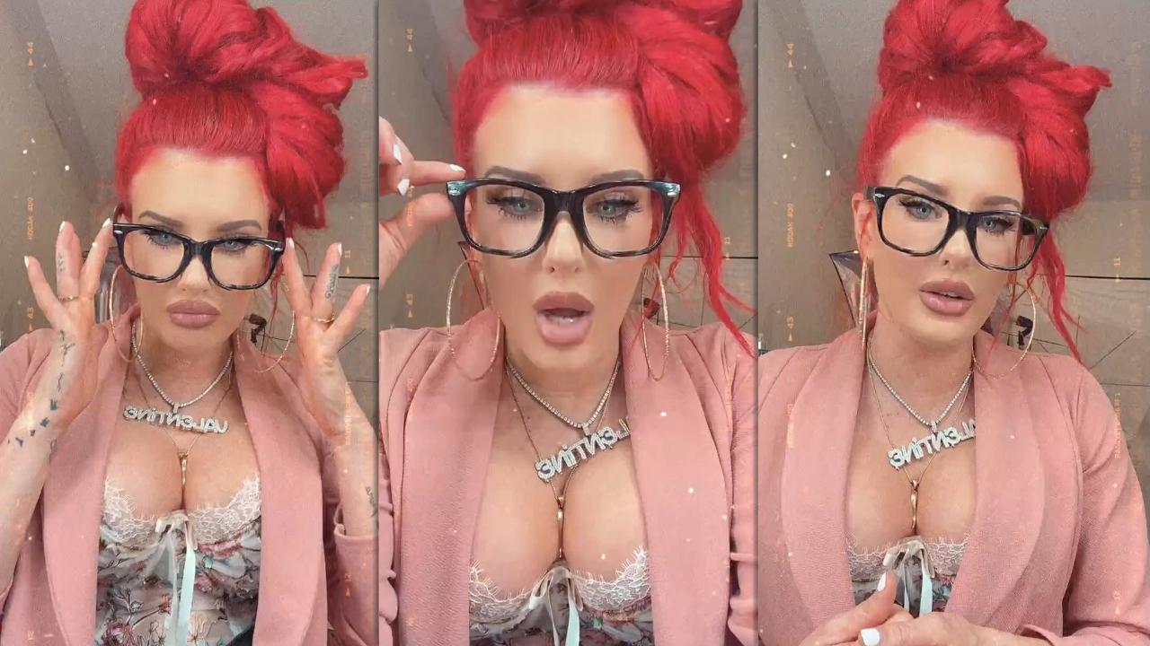 Justina Valentine's Instagram Live Stream from March 28th 2021.