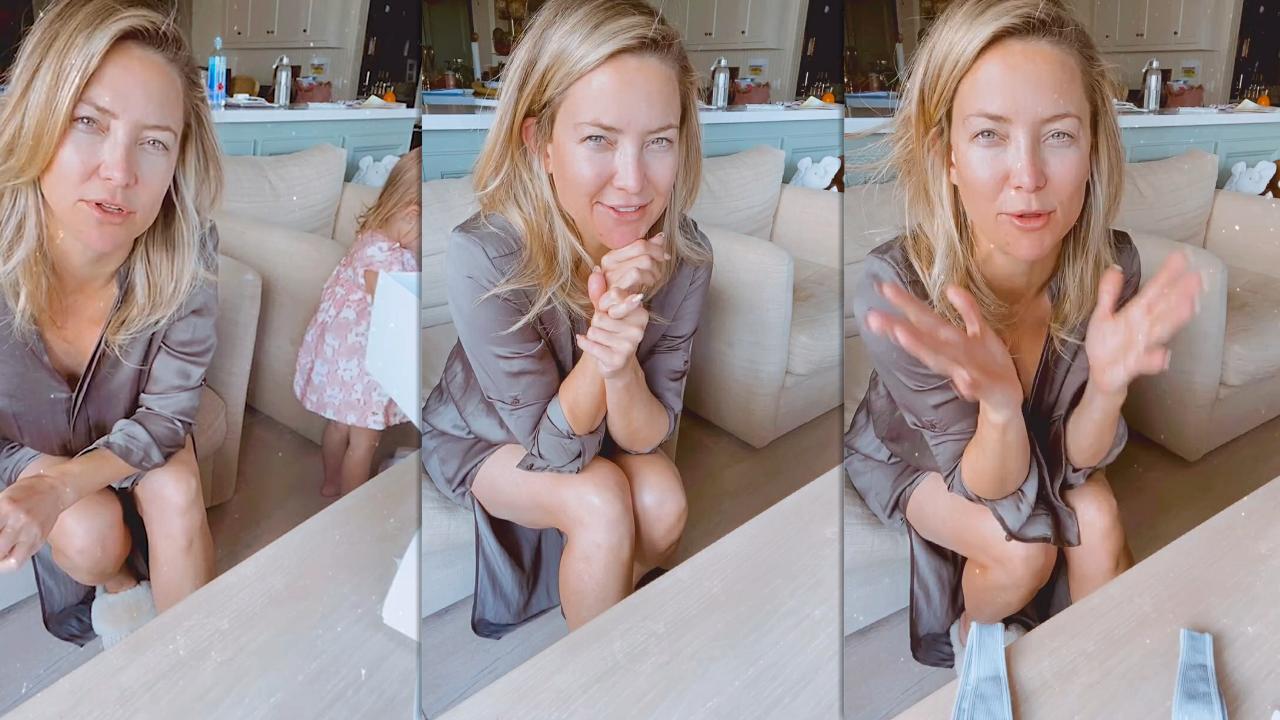 Kate Hudson's Instagram Live Stream from March 1st 2021.