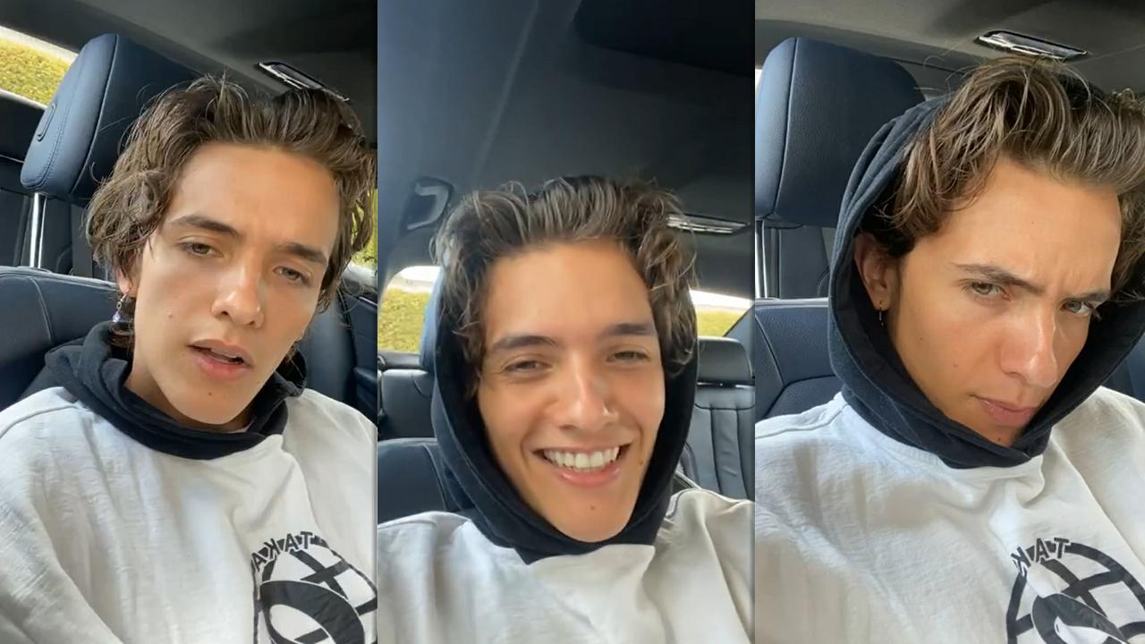 Noah Urrea's Instagram Live Stream from March 11th 2021.