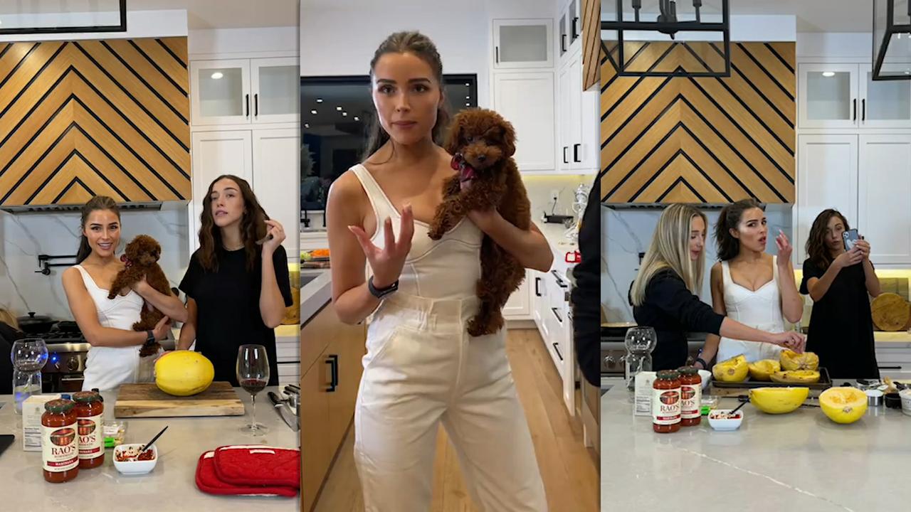 Olivia Culpo's Instagram Live Stream with her sisters from March 9th 2021.