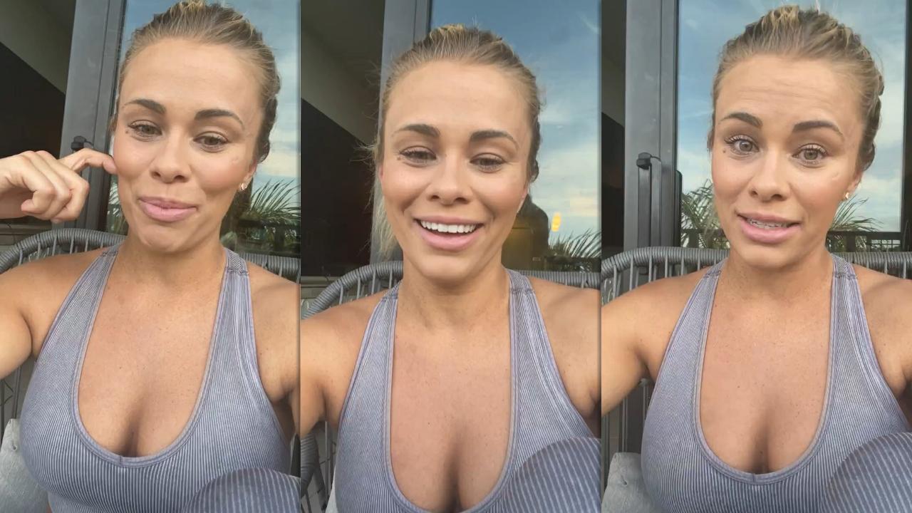 Paige VanZant's Instagram Live Stream from March 29th 2021.