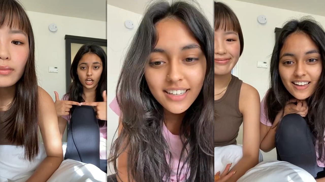 Shivani Paliwal's Instagram Live Stream with Hina Yoshihara from March 9th 2021.