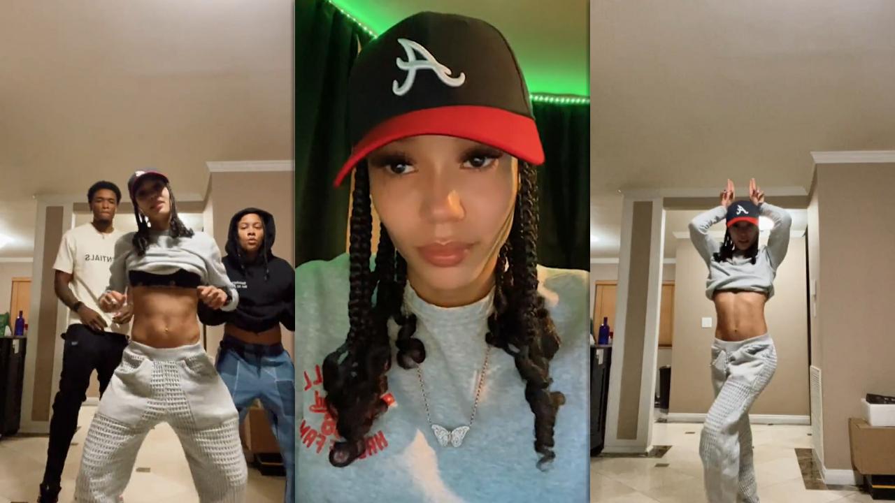 Coi Leray's Instagram Live Stream from April 11th 2021.