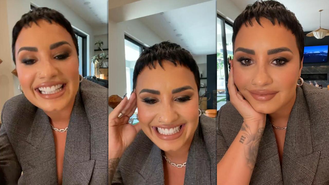 Demi Lovato's Instagram Live Stream from April 8th 2021.