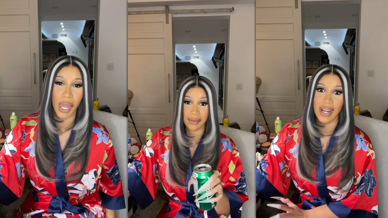 Cardi B's Instagram Live Stream from April 29th 2021.