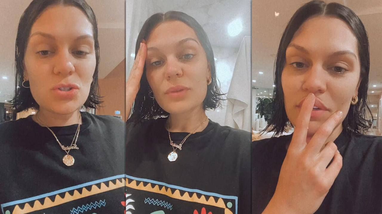 Jessie J's Instagram Live Stream from April 29th 2021.