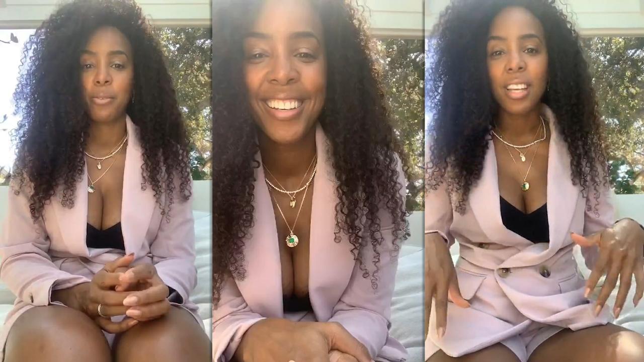 Kelly Rowland's Instagram Live Stream from April 1st 2021.