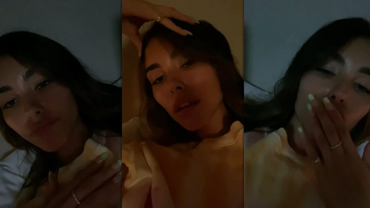 Madison Beer's Instagram Live Stream from April 25th 2021.