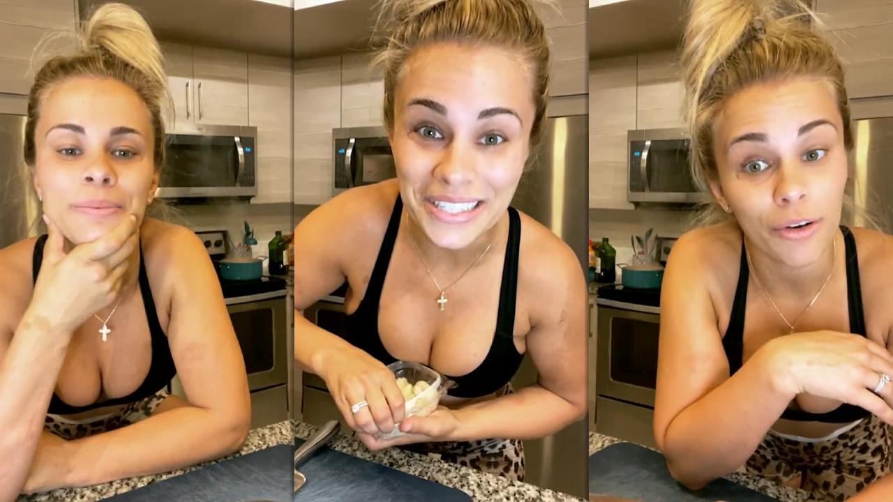 Paige VanZant's Instagram Live Stream from April 5th 2021.