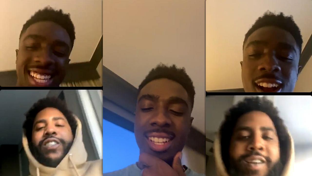 Caleb McLaughlin's Instagram Live Stream from April 2nd 2021.