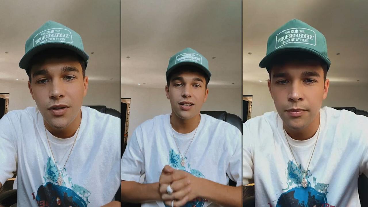 Austin Mahone's Instagram Live Stream from May 2nd 2021.