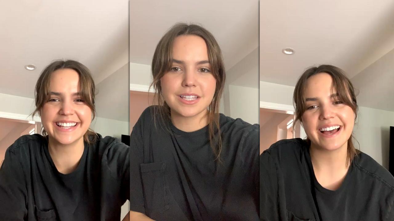 Bailee Madison's Instagram Live Stream from May 20th 2021.