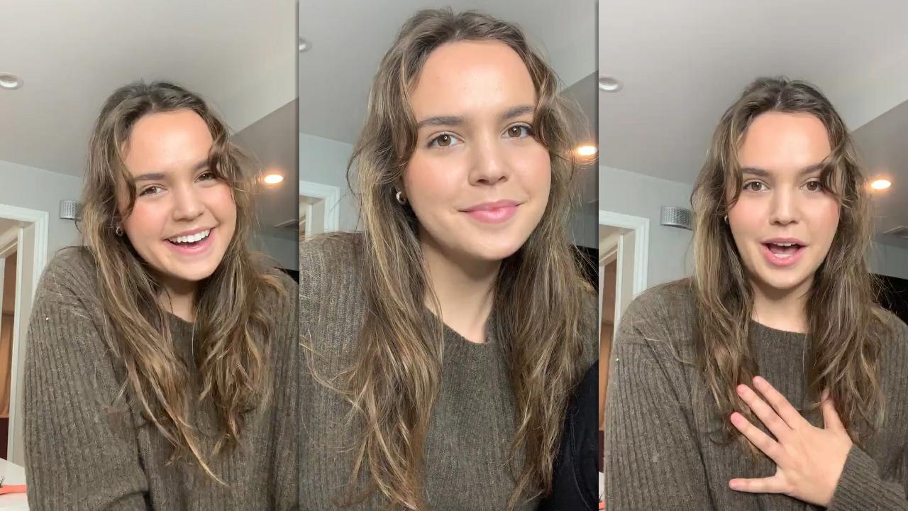 Bailee Madison's Instagram Live Stream from May 30th 2021.