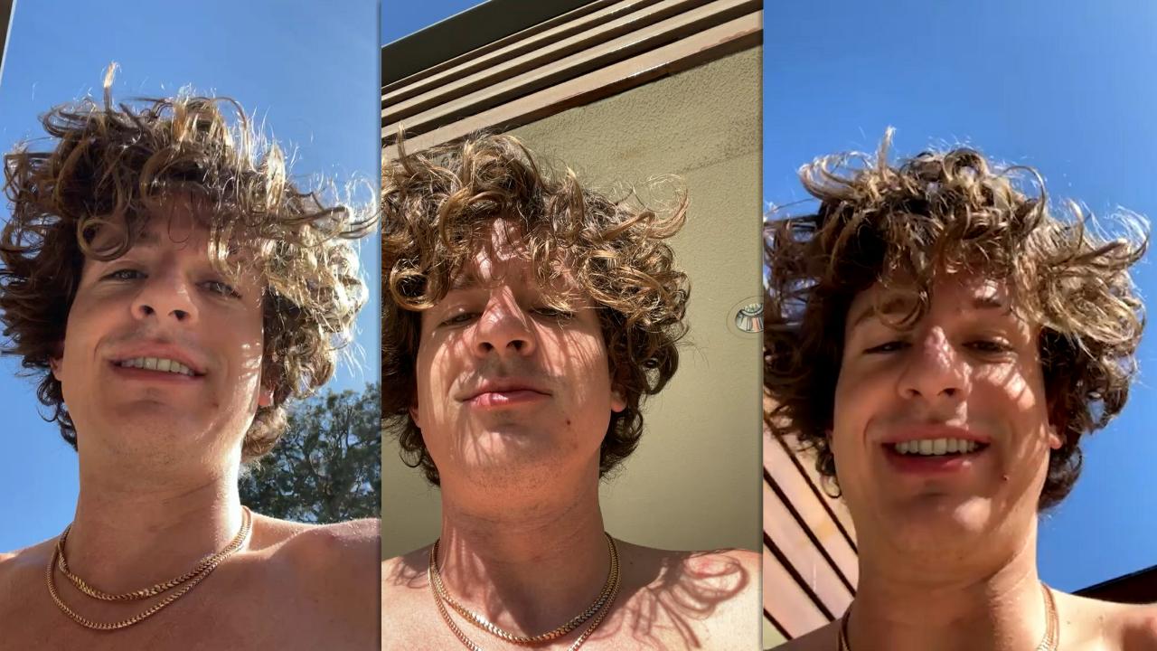 Charlie Puth's Instagram Live Stream from May 23th 2021.