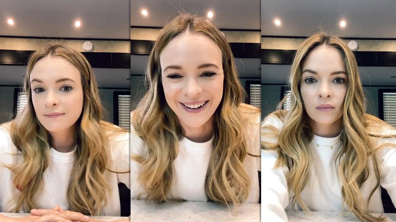 Danielle Panabaker's Instagram Live Stream from May 18th 2021.