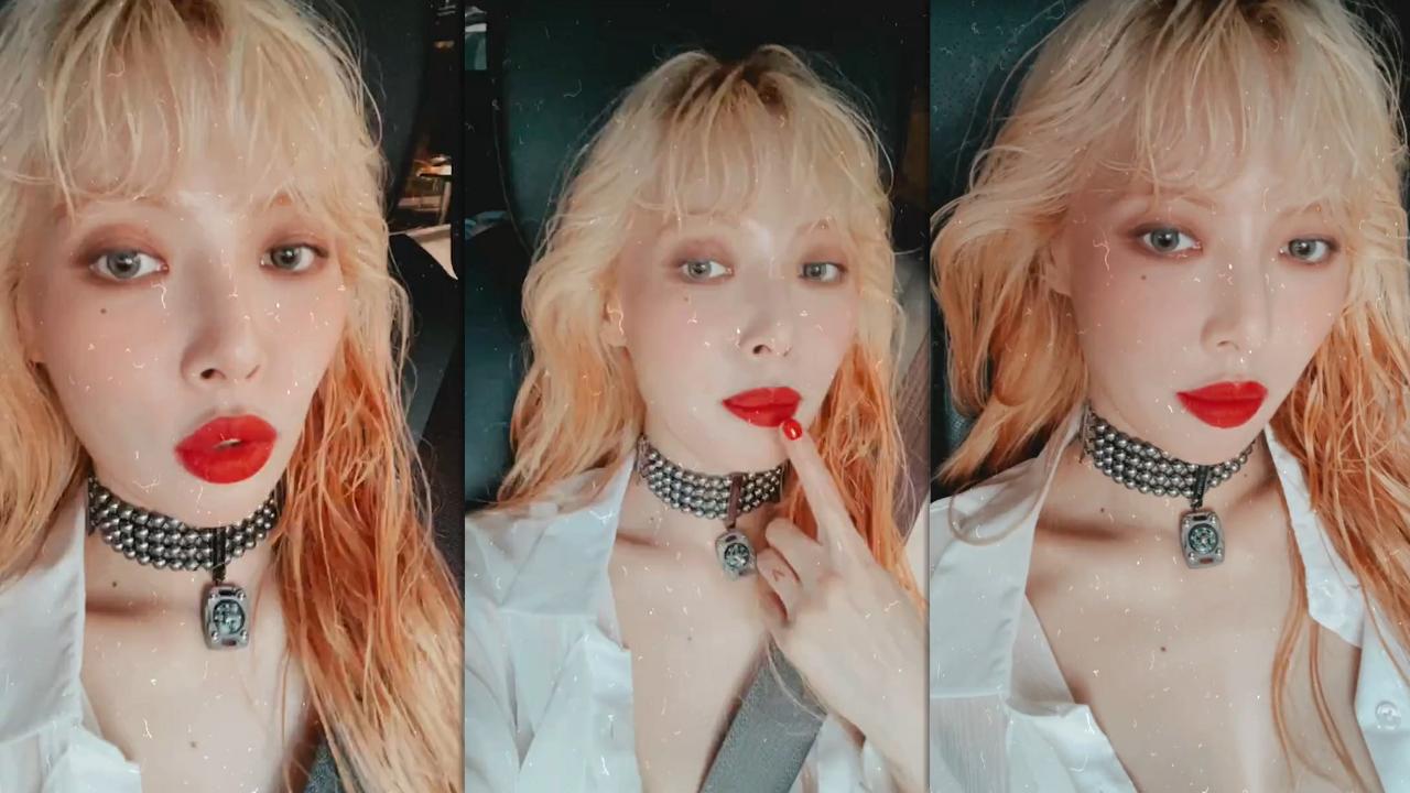 HyunA ( 현아 )'s Instagram Live Stream from May 25th 2021.