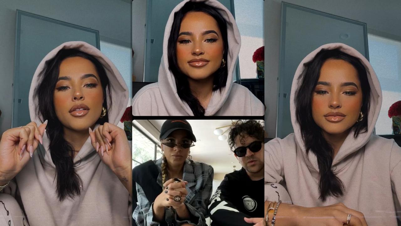 Becky G's Instagram Live Stream from May 27th 2021.