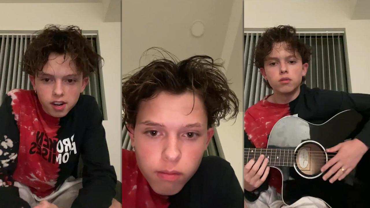 Jacob Sartorius Instagram Live Stream from May 16th 2021.